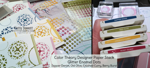 Stampin' UP! Card Ideas featuring Color Theory Suite products & Eastern Medallion framelits, by Patty Bennett Stampin' UP! Card Ideas featuring Color Theory Suite products & Eastern Medallion framelits, by Patty Bennett