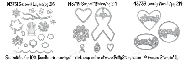 Pattystamps Stampin Up! favorite new catalog framelits and thinlits Pattystamps Stampin Up! favorite new catalog framelits and thinlits