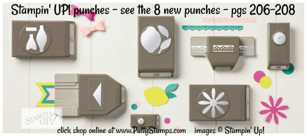 Pattystamps Stampin Up! favorite new catalog new punches Pattystamps Stampin Up! favorite new catalog new punches