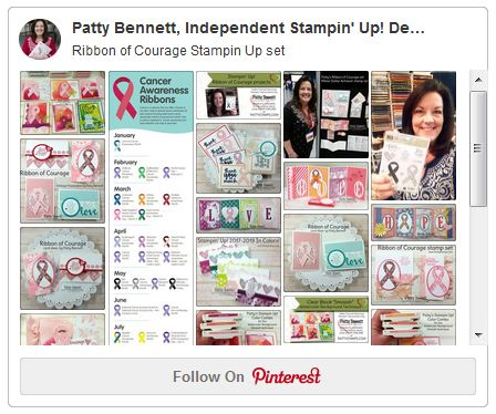 Pinterst board ribbon of courage patty bennett pattystamps