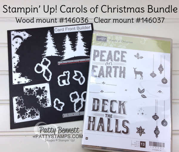 Carols of Christmas bundle - Stampin' Up! 2017 Holiday Catalog. Click shop online at www.PattyStamps.com