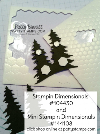 Stampin UP! Mini Dimensionals are amazing!!!  Order #144108!  Click shop online at www.pattystamps.com
