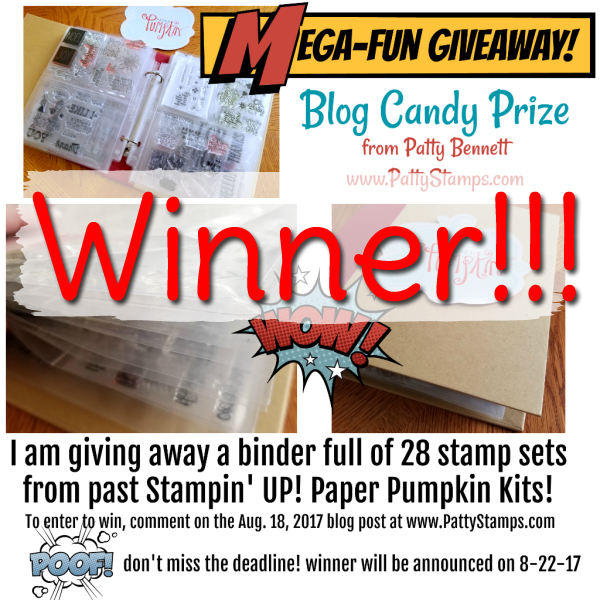 28 stamp set paper pumpkin blog candy give away winner 28 stamp set paper pumpkin blog candy give away winner