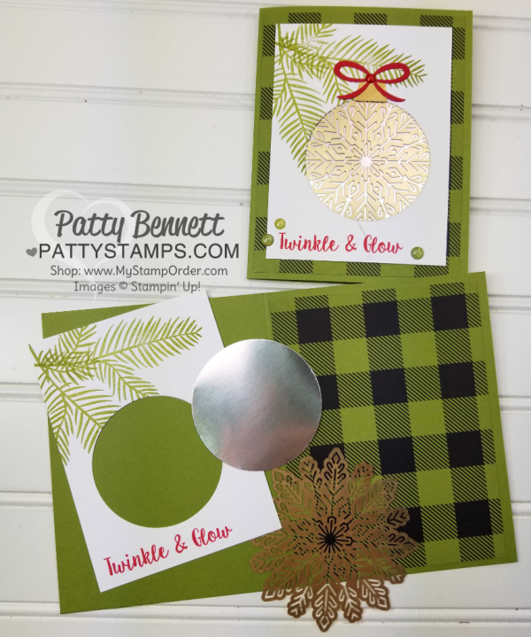 Stampin' Up! supplies for a quick and easy foil snowflake Christmas card Stampin' Up! supplies for a quick and easy foil snowflake Christmas card