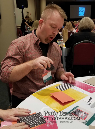 Stampin' UP! OnStage event 2017 - Make & Takes - Brian Watt discovers the wonders of Fast Fuse!