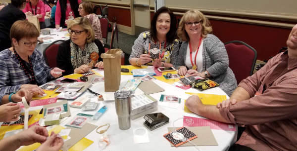 Stampin' UP! OnStage event 2017 - Luv 2 Stamp Group Make & Take projects with Patty Bennett