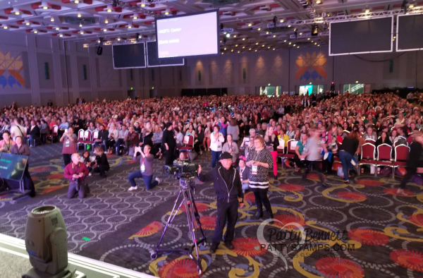 Stampin' UP! OnStage event 2017 - view from on the stage with Patty Bennett