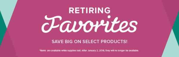 Retiring favorites stampin up december 2017 pattystamps