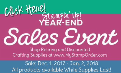 Year end 2017 dec jan holiday catalog retiring sale stampin up pattystamps click here