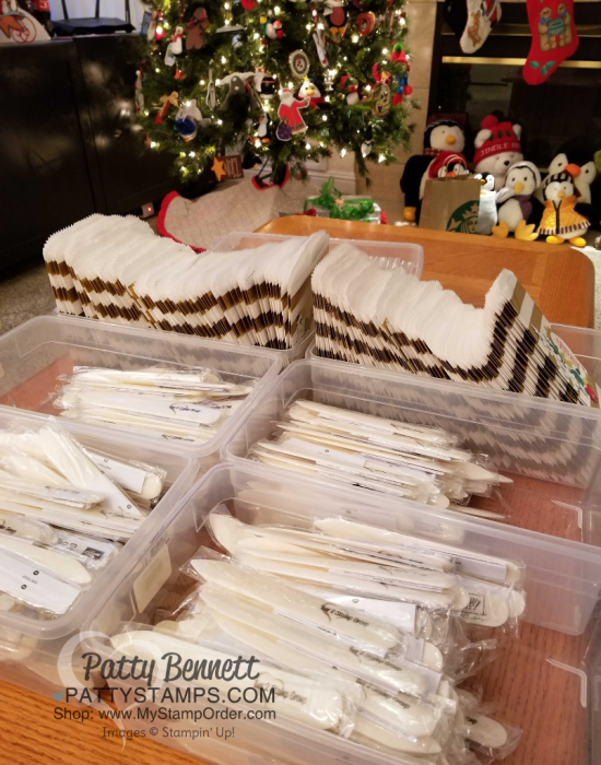 Personalized bone folder Christmas gifts for the Luv 2 Stamp Group