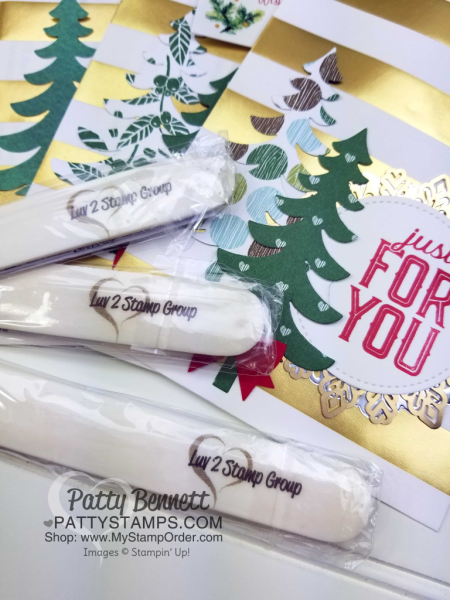 Luv 2 Stamp Group personalized bone folders - Stampin' UP! team gift for my downline 2017