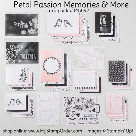 145592 Memories and More Petal Passion Card Pack from Stampin Up - shop online at www.MyStampOrder.com
