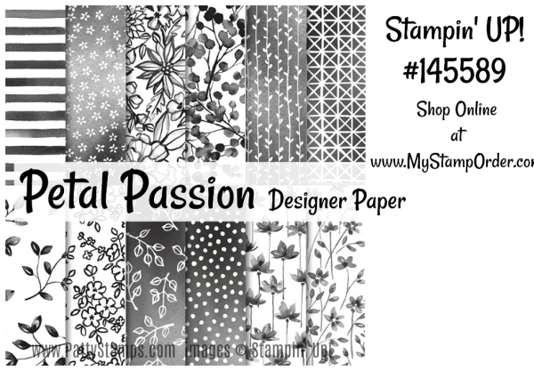 2018 Occasions catalog Petal Passion paper from Stampin' Up!. Shop #145589 in my online store: www.MyStampOrder.com 2018 Occasions catalog Petal Passion paper from Stampin' Up!. Shop #145589 in my online store: www.MyStampOrder.com