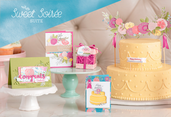 Sweet Soiree suite of products from Stampin' UP! perfect for birthday cards, wedding cards and invitations, showers, parties and more! Sweet Soiree suite of products from Stampin' UP! perfect for birthday cards, wedding cards and invitations, showers, parties and more!