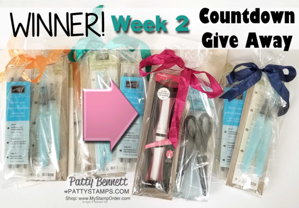 Countdown to $1.5 million in personal sales, weekly giveaway from Patty Bennett! Winner of week #2!