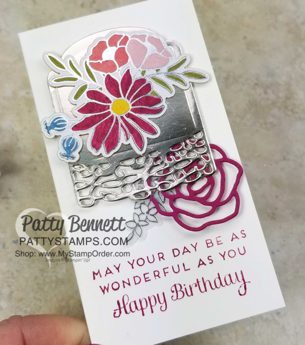Sweet Soiree birthday card idea. Stampin' UP! Occasions catalog 2018. by Patty Bennett Sweet Soiree birthday card idea. Stampin' UP! Occasions catalog 2018. by Patty Bennett