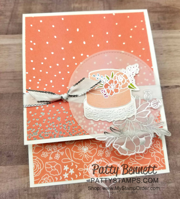 Stampin' UP! Sweet Soiree designer paper card ideas great for birthday, wedding or anniversary! Handmade cards by Patty Bennett Stampin' UP! Sweet Soiree designer paper card ideas great for birthday, wedding or anniversary! Handmade cards by Patty Bennett