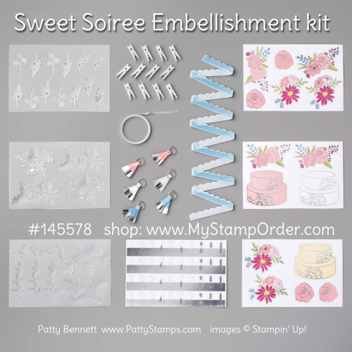 145578_Embellishment Kit Sweet Soiree from Stampin' Up! 145578_Embellishment Kit Sweet Soiree from Stampin' Up!