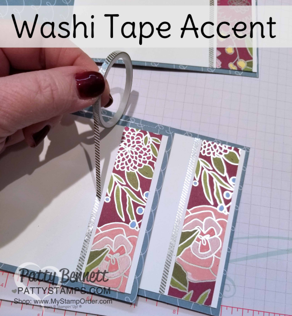 Sweet Soiree Embellishment kit Washi Tape from Stampin' UP!. Card by Patty Bennett Sweet Soiree Embellishment kit Washi Tape from Stampin' UP!. Card by Patty Bennett