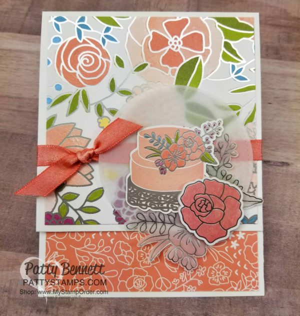 Stampin' UP! Sweet Soiree designer paper card ideas great for birthday, wedding or anniversary! Handmade cards by Patty Bennett Stampin' UP! Sweet Soiree designer paper card ideas great for birthday, wedding or anniversary! Handmade cards by Patty Bennett