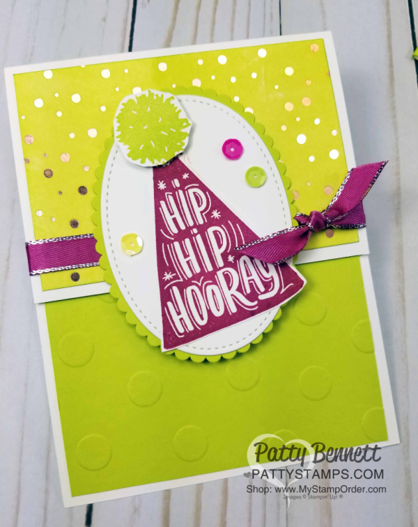 Birthday Card Ideas featuring Stampin' UP! Celebrate You stamp set and Tutti Frutti sequins and Polka Dot embossing folder, by Patty Bennett Birthday Card Ideas featuring Stampin' UP! Celebrate You stamp set and Tutti Frutti sequins and Polka Dot embossing folder, by Patty Bennett