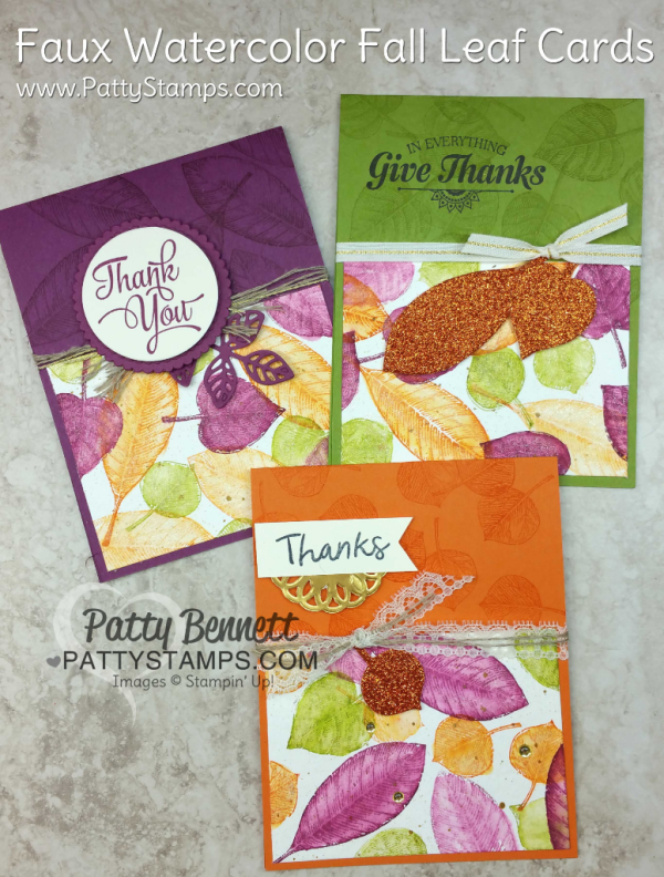 Vintage Leaves - retiring Stampin' UP! set, May 2018 Vintage Leaves - retiring Stampin' UP! set, May 2018