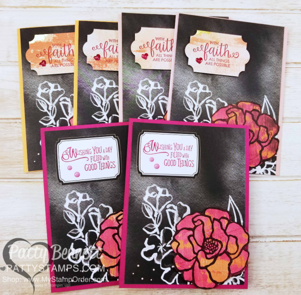 Petal Passsion Memories & More card ideas featuring the butterfly and flower images from the Stampin' Up! Beautiful Day stamp set, stamped onto Painted with Love designer paper, by Patty Bennett Petal Passsion Memories & More card ideas featuring the butterfly and flower images from the Stampin' Up! Beautiful Day stamp set, stamped onto Painted with Love designer paper, by Patty Bennett