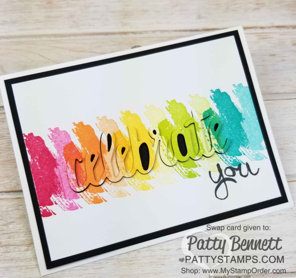 Work of Art Celebrate You card by Lani featuring Stampin' Up! Cardmaking supplies
