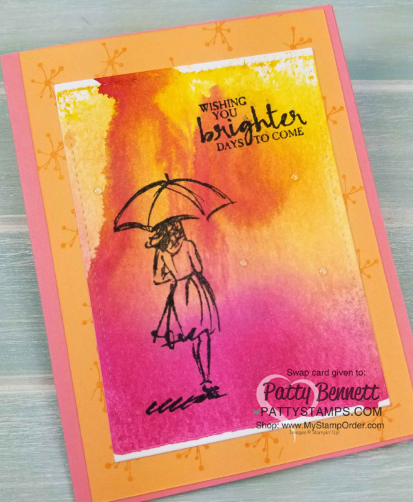 Beautiful You card with watercolor background featuring Stampin' Up! cardmaking supplies by Lori Heathorn