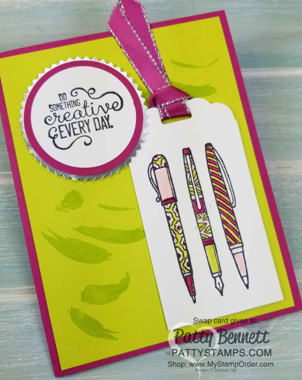 Crafting forever fountain pen card idea by Natalie Travis
