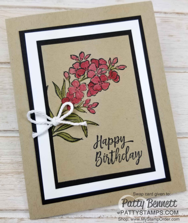 Happy Birthday Card Idea featuring Stampin' Up! Southern Serenade stamp set by Ruth Bingle