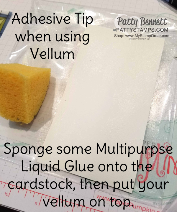 Painted glass vellum adhesive tip multipurpose liquid glue sponge pattystamps