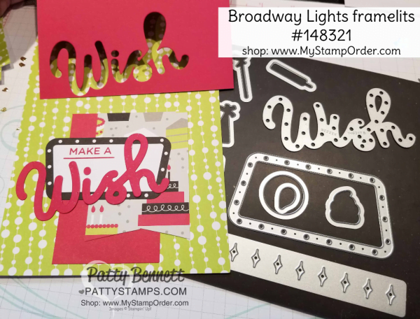 Broadway Bound Suite of Stampin' Up! products combined with the June 2018 Paper Pumpkin kit - handmade birthday cards by Patty Bennett, www.PattyStamps.com