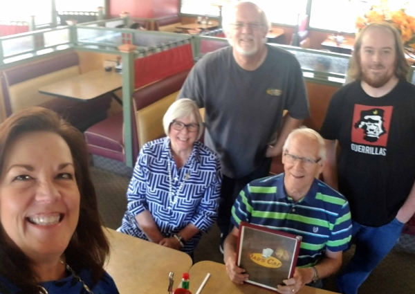 Bennett family - Father's Day 2018, Dad's Cafe