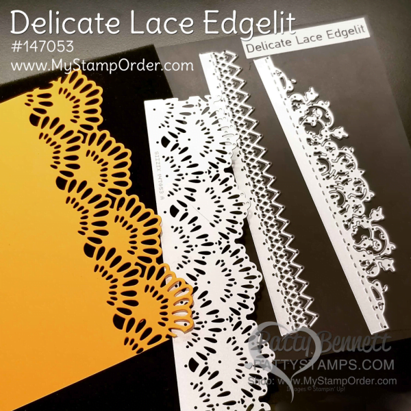 Delicate lace edgelits from Stampin' UP!. #147053 available at www.MyStampOrder.com Delicate lace edgelits from Stampin' UP!. #147053 available at www.MyStampOrder.com