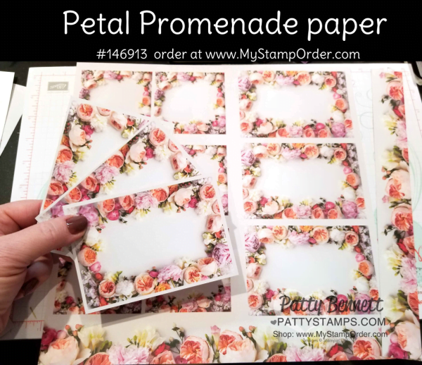  Stampin' UP! Petal Promenade designer paper #146913 www.MyStampOrder.com 
