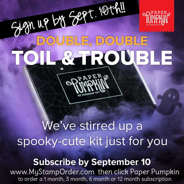 Spooky sept 2018 paper pumpkin kit pattystamps