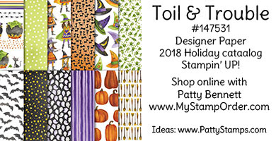 147531 Toil & Trouble designer paper for Halloween paper crafting projects and treats! available at www.MyStampOrder.com 147531 Toil & Trouble designer paper for Halloween paper crafting projects and treats! available at www.MyStampOrder.com