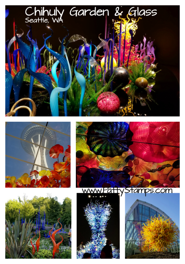 Bennett Family Seattle Adventure 2018 - Chihuly Garden & Glass exhibit. www.PattyStamps.com