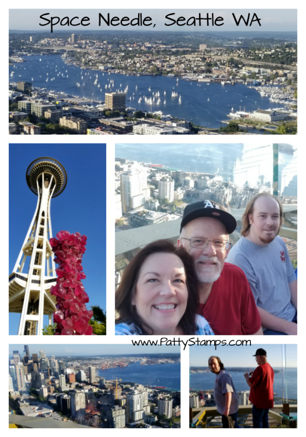 Bennett Family Seattle Adventure 2018 - Space Needle. www.PattyStamps.com