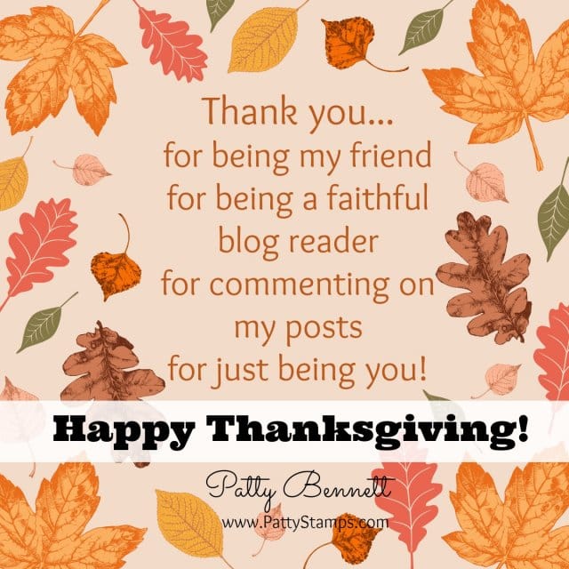 Happy Thanksgiving from the Bennett family to yours!