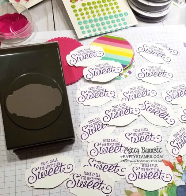 How Sweet It Is Birthday Card idea - Stampin' Up! supplies available from Patty Bennett www.PattyStamps.com
