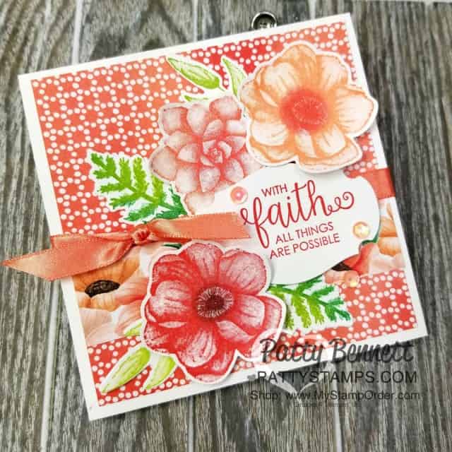 Stampin' Up! Painted Season Sale-a-Bration Second Release bundle gift - 4 seasons card ideas from Patty Bennett www.PattyStamps.com