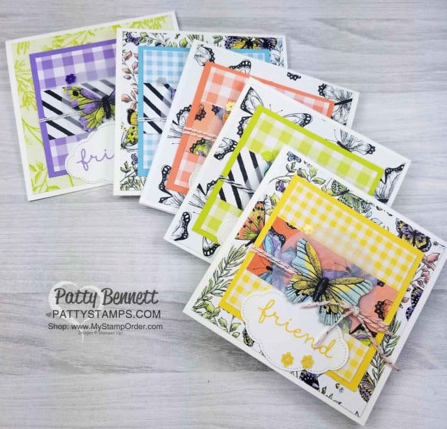 Last chance to receive the Botanical Butterfly designer paper with your $50 Sale-a-Bration order! Perfectly paired with the Butterfly Gala stamp set and punch bundle! www.PattyStamps.com
