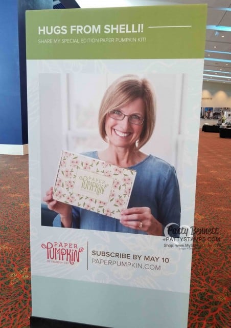 May 2019 Stampin' Up! Paper Pumpkin kit: Hugs from Shelli! Order now before May 10th! www.PattyStamps.com