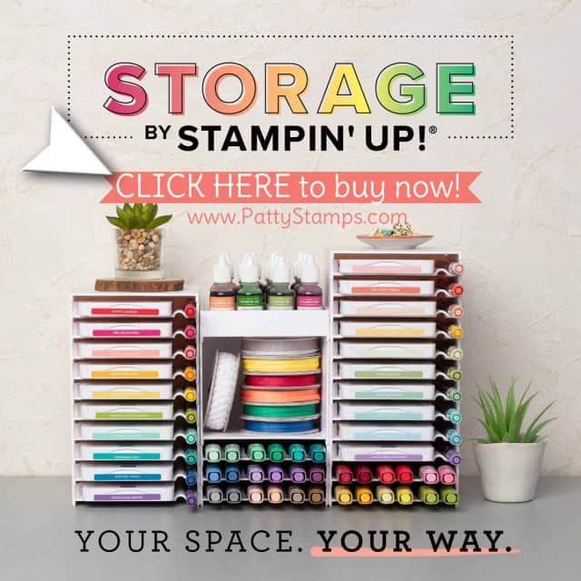 Stampin' Up! Storage for ink pads, markers, refills and Blends. Great for organizing your craft room!! www.PattyStamps.com