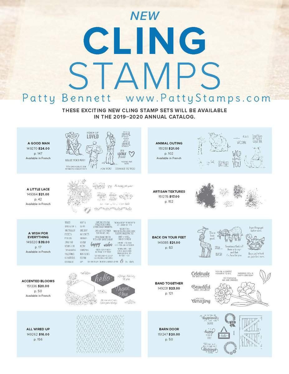 Stampin' UP! Cling Stamps are AMAZING! Patty Stamps