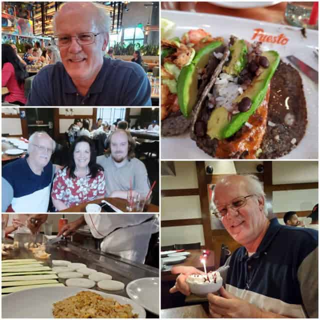 Celebrating Eric's birthday July 2019.