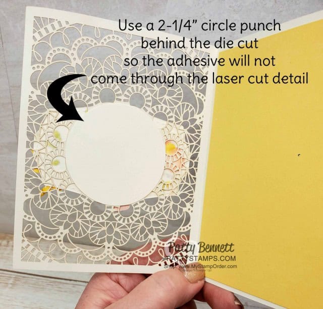 Laser Cut Card featuring Stampin' Up! Free as a Bird stamp set and Bird Ballad designer paper. by Patty Bennett www.PattyStamps.com