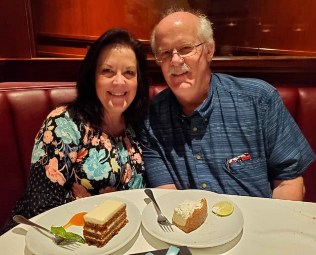 Eric and Patty Bennett, 33rd wedding anniversary, June 2019